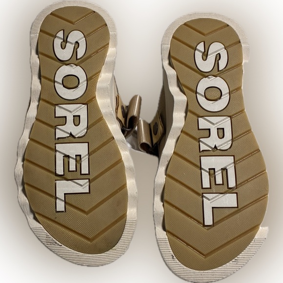 SOREL | Suede Strap Clog Mules | Size 7 | Taupe Neutral | Cozy Minimal